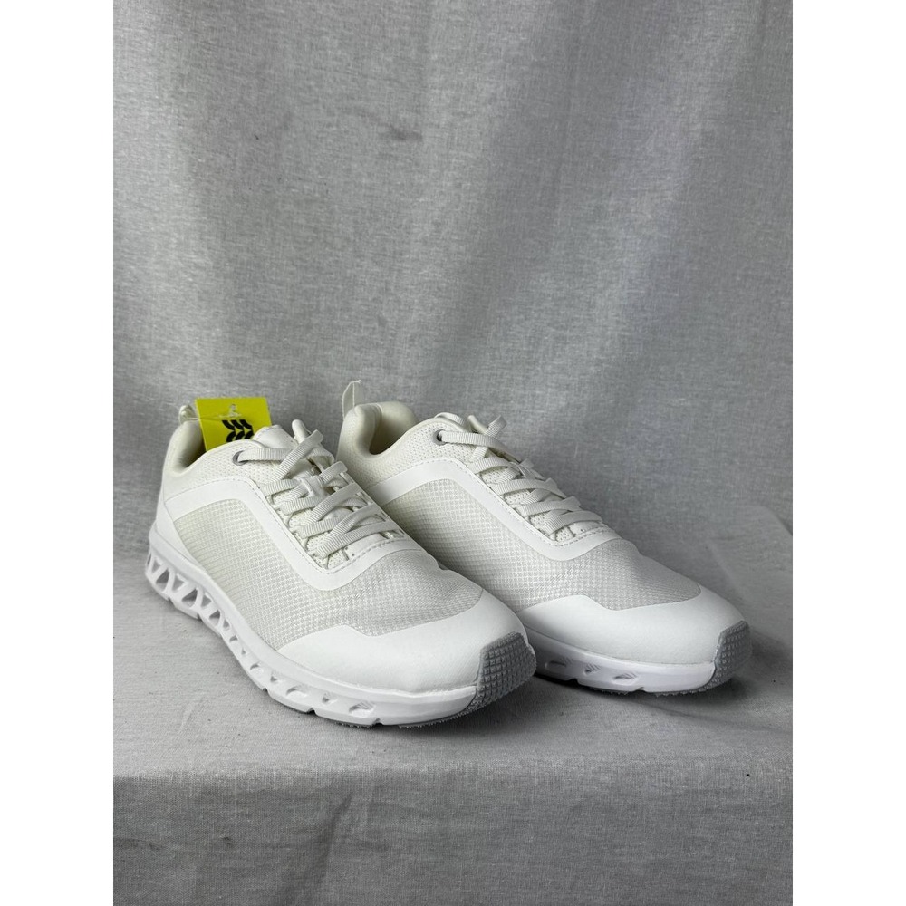 All in Motion Mens‎ White Mesh Athletic Walking Sneakers Shoes Size 9 NEW